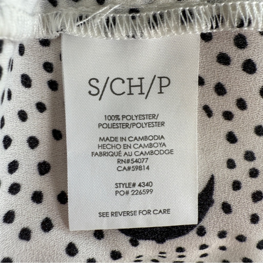 Cabi Eclipse Moon Print Blouse S - image 7